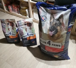 Сухой корм CLUB 4 PAWS PREMIUM Клуб 4 лапы для взрослых собак всех пород АКТИВ, 14 кг фото от покупателей 18