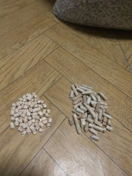 Деревний наповнювач туалетів для котів, що вбирає 6мм 12 кг. фото від покупців 6
