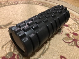 Массажный ролик Grid Roller 33 см синий (роллер, валик, цилиндр для МФР и йоги, массажер для спины, ног, рук, шеи) WS-GR33-1 фото от покупателей 7