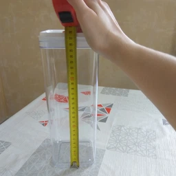 Ємність для сипучих продуктів 1,3л прозорий/прозорий Алеана фото від покупців 7