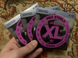 Струны для электрогитары D'Addario EPS520 ProSteels Super Light Electric Strings 9/42 фото от покупателей 1