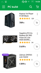Видеокарта Sapphire PCI-Ex Radeon RX 580 Pulse OC Lite 8GB GDDR5 (256bit) (1350/8000) (2 x HDMI, 2 x DisplayPort) (11265-67-20G) фото от покупателей 17