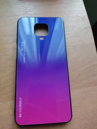 Защитный чехол Deexe Gradient Color для Xiaomi Redmi Note 9 Pro Max / Note 9 Pro / Note 9s - Black / Red