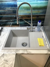 Кухонная мойка гранит ELLECI Unico 125 Aluminium 79