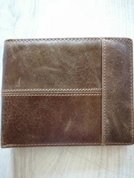 Кошелек мужской Vintage 14225 Коричневый фото от покупателей 3