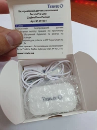 Умный датчик контроля протечки воды ZigBee Tervix Pro Line беспроводной с выносным датчиком 900 мм фото от покупателей 1