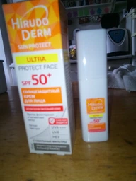 Солнцезащитный крем для лица Биокон Hirudo Derm Sun Protect Ultra Protect Face SPF 50 + 50 мл (4820160038547) фото от покупателей 6