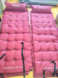 Самонадувающийся килимок KingCamp Base Camp XL (KM3559) (wine red)