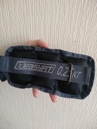 Обважнювачі EasyFit (TNS-1) 2 шт за 1 кг з фіксованою вагою (манжети для рук і ніг з піском, універсальні для бігу) фото від покупців 15