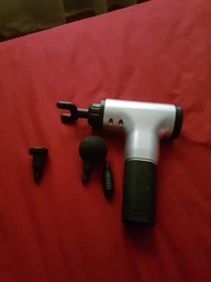 Портативный мышечный ручной массажер для тела Fascial Gun Original HG 320 для спины Красный фото от покупателей 10