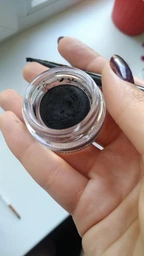 Подводка Make Up Me гелевая водостойкая в баночке Черная ELG-02 3 г (7107721358182)