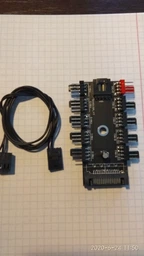 Хаб сплиттер Без бренда для питания 10 вентиляторов 12В 4pin PWM от Sata, майнинг (114960) фото от покупателей 1
