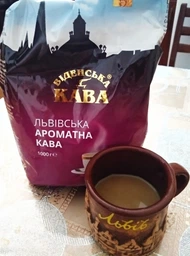 Кава в зернах Віденська кава "Львівська ароматна" 1 кг фото от покупателей 3