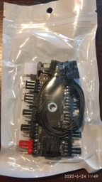 Хаб сплиттер Без бренда для питания 10 вентиляторов 12В 4pin PWM от Sata, майнинг (114960)