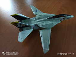 Объемный пазл 4D Master Истребитель-перехватчик F-14A VF-84 Jolly Roger - Веселый Роджер (26200)