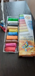 Пластилін K-I-N "Метелик" 200 г 10 кольорів (131710) фото від покупців 2