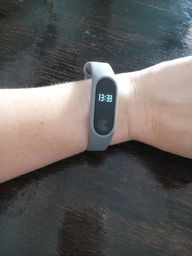 Силиконовый ремешок MRK для фитнес браслета Xiaomi Mi Band 2 Синий (mrk21042072) фото от покупателей 15