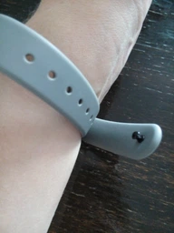 Силиконовый ремешок MRK для фитнес браслета Xiaomi Mi Band 2 Синий (mrk21042072) фото от покупателей 16