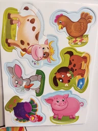 Игра Vladi Toys Мой маленький мир на магнитах Ферма (Укр) (VT3106-09) фото от покупателей 2