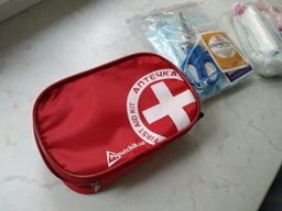 Аптечка медична автомобільна Poputchik Євростандарт згідно ТУ First Aid Kit м'який футляр (02-005-М) фото від покупців 7