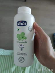 Тальк защитный Chicco Baby Moments с рисовым крахмалом 150 г (12258.00) фото от покупателей 2