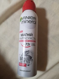 Антиперспирант Garnier Mineral Магний Ультрасухость 150 мл (3600542310413) фото от покупателей 2