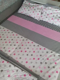 Комплект постельного белья Zastelli Евро 200х220 Star Dots Pink Поплин (2500000963551)