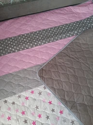 Покривало Zastelli STAR DOTS (PINK) поплін 210х240