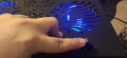 Охлаждающая подставка для ноутбука ProLogix DCX-030 (rubber oil) 2 fans, Black фото от покупателей 3