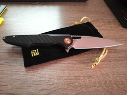 Нож Artisan Cutlery Archaeo SW, D2, CF Black (27980199) фото от покупателей 2