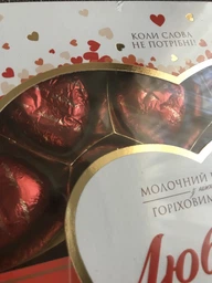 Конфеты Любимов Сердечки в молочном шоколаде 125 г (4820005195091) фото от покупателей 2