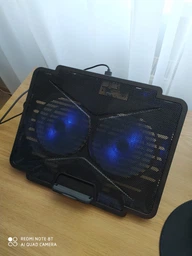 Охлаждающая подставка для ноутбука Promate AirBase-1 Black (airbase-1.black) фото от покупателей 16