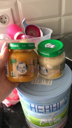 Упаковка овочево-м'ясного пюре Gerber Ніжні овочі з кроликом з 6 місяців 130 г х 6 шт (7613287166982) фото від покупців 13