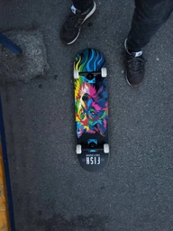 Дерев'яний СкейтБорд Fish Skateboard wolf з малюнком, з посиленою підвіскою фото від покупців 11