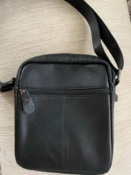 Сумка кросс-боди через плечо мужская из натуральной кожи Laras K10223-black Черная (ROZ6400008840) фото от покупателей 14
