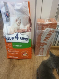 Сухий корм для кішок Club 4 Paws Преміум. Для кошенят зі смаком курки 300 г (4820083909115)