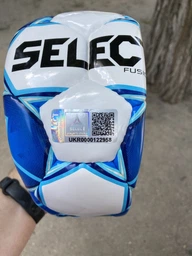 Мяч футбольный SELECT Fusion IMS APPROVED 012 Бело - голубой 3 (5703543226412) фото от покупателей 5