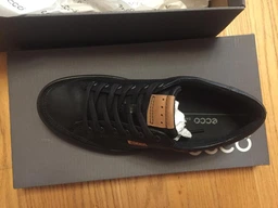 Мужские кеды низкие ECCO Soft 7 M 430304(01001) 48 31 см Черные (809704483733)_3503323 фото от покупателей 3