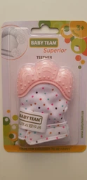 Дитячий прорізувач-рукавичка Baby Team 4090_рожевий фото від покупців 8