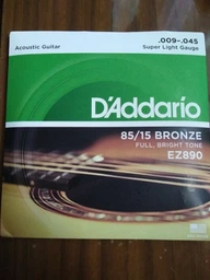 Струны для акустических гитар D'Addario EZ890 85/15 Bronze Super Light (9-45) фото от покупателей 3