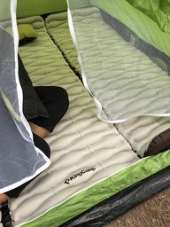 Надувний килимок KingCamp Ultra-light 650 KM1902 Beige/Coffee фото від покупців 6