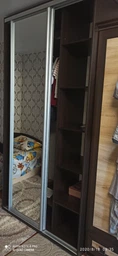Шкаф-купе Фенікс Зеркало 120x60x240 см двухдверный Дуб сонома (FM007859)