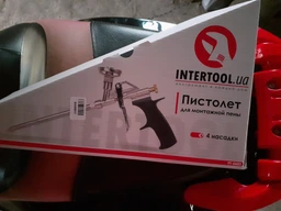 Пистолет для пены Intertool PT-0603 с никелевым покрытием + 4 насадки (PT-0603) фото от покупателей 11