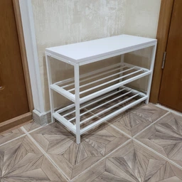 Банкетка универсальная Ferrum-decor Слайм 45x63x26 белый ДСП Дуб Дуб Артизан 16мм (XK00009) фото от покупателей 12
