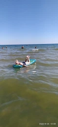 Пляжный надувной матрас с подголовником Intex 59895, 188 х 71 см фото от покупателей 5