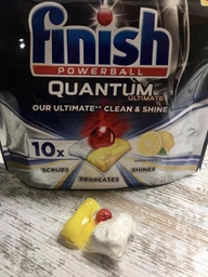 Капсули для посудомийної машини FINISH Quantum Ultimate Lemon 40 шт (5900627090291)