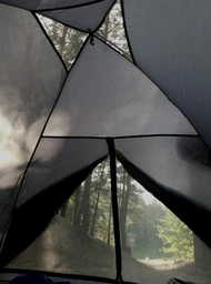 Намет тримісний Green Camp сіра с зеленим фото від покупців 2