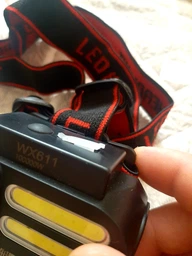 Налобний ліхтар BL-611-1LM+2COB, зарядний пристрій micro USB, 1 х 18650, чорний (001438752). фото від покупців 5