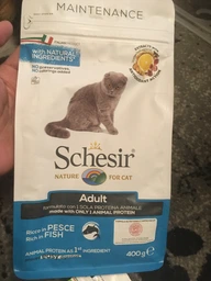 Сухий монопротеіновий корм для дорослих котів Schesir Cat Adult Fish з рибою 1.5 кг фото від покупців 1