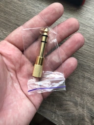 Перехідник аудіо Goobay Jack 3.5mm 3pin-6.3mm F/M адаптер Stereo Gold Metal золотистий(75.01.1062) фото от покупателей 1